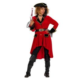 Orion Costumes - Women Pirate Adult Costume Small - Red