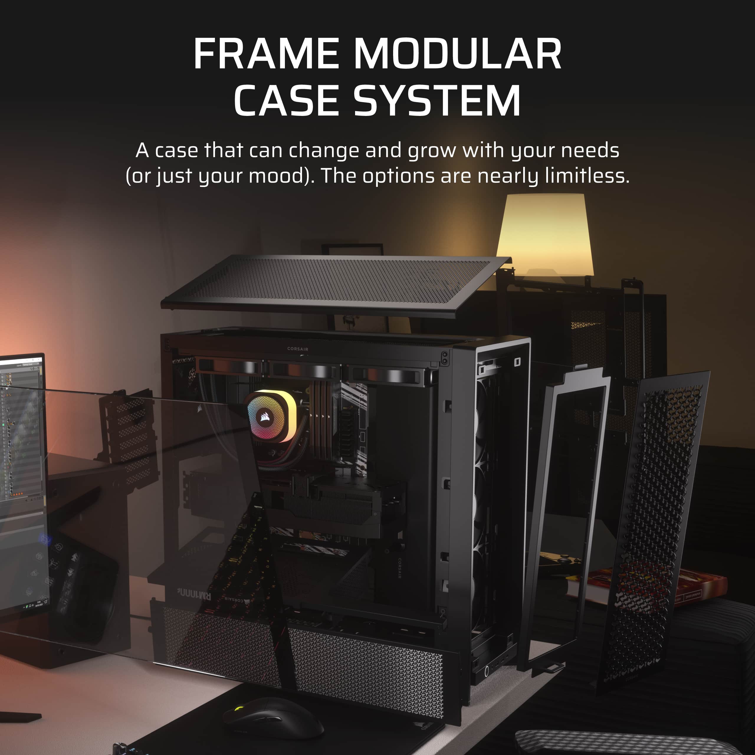 FRAME MODULAR CASE SYSTEM
A case that can change and grow with your needs (or just your mood). The options are nearly limitless.