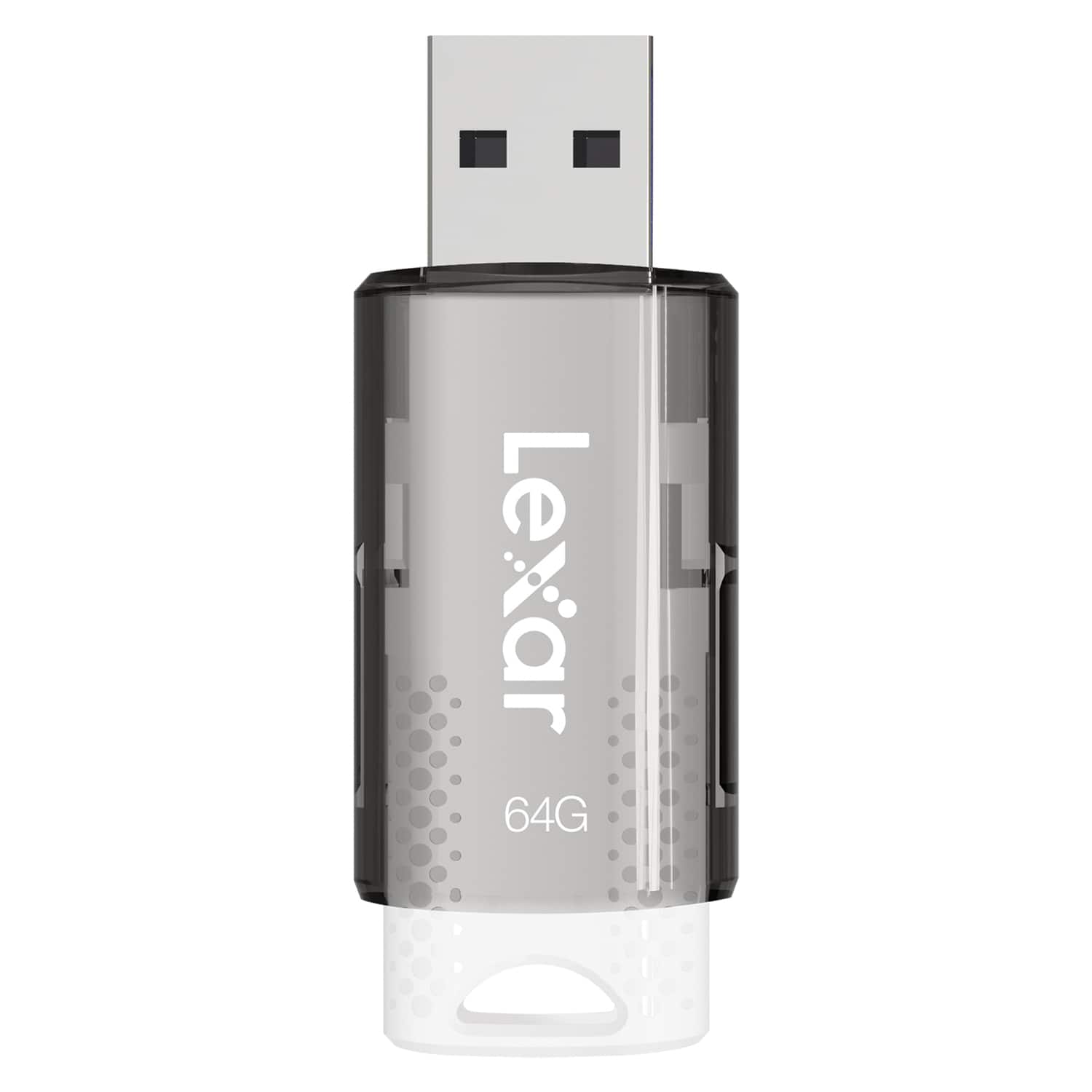 Lexar - JumpDrive S60 USB 2.0 Flash Drive 64 GB - White