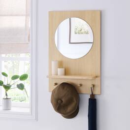 Glint Mirror by Modway - Oak