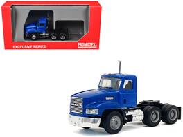 Mack 603 Short Day Cab 1/87 (HO) Plastic Model Car by Promotex - Blue Metallic