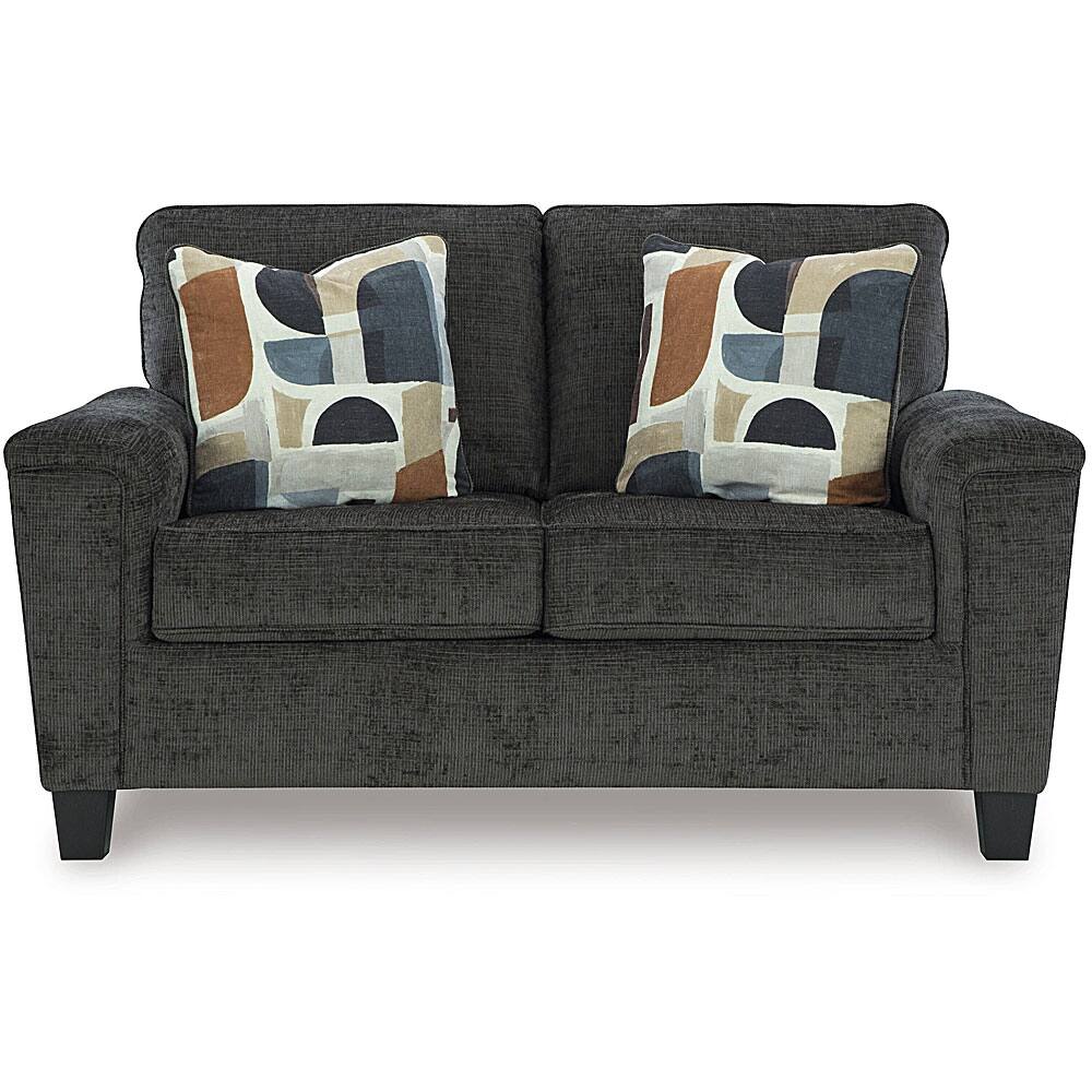 Left. Ashly - Erinslane Loveseat - Dusk - Dusk.