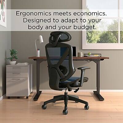 Staples Dexley Ergonomic Mesh Swivel Task Chair - Thumbnail 3