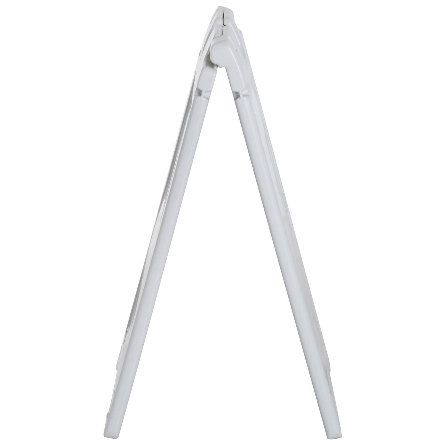 Alt View 8. Vinsetto - 22"x28" Plastic Folding A-Frame Sidewalk Sign w/ Weighted Base.