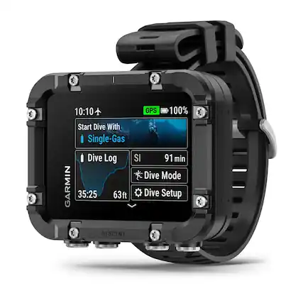 10:10 GPS 100% GARMIN
Start Dive With Single-Gas
Dive Log
SI 91 min
Dive Mode
Dive Setup
35:25 63ft
DESCENT