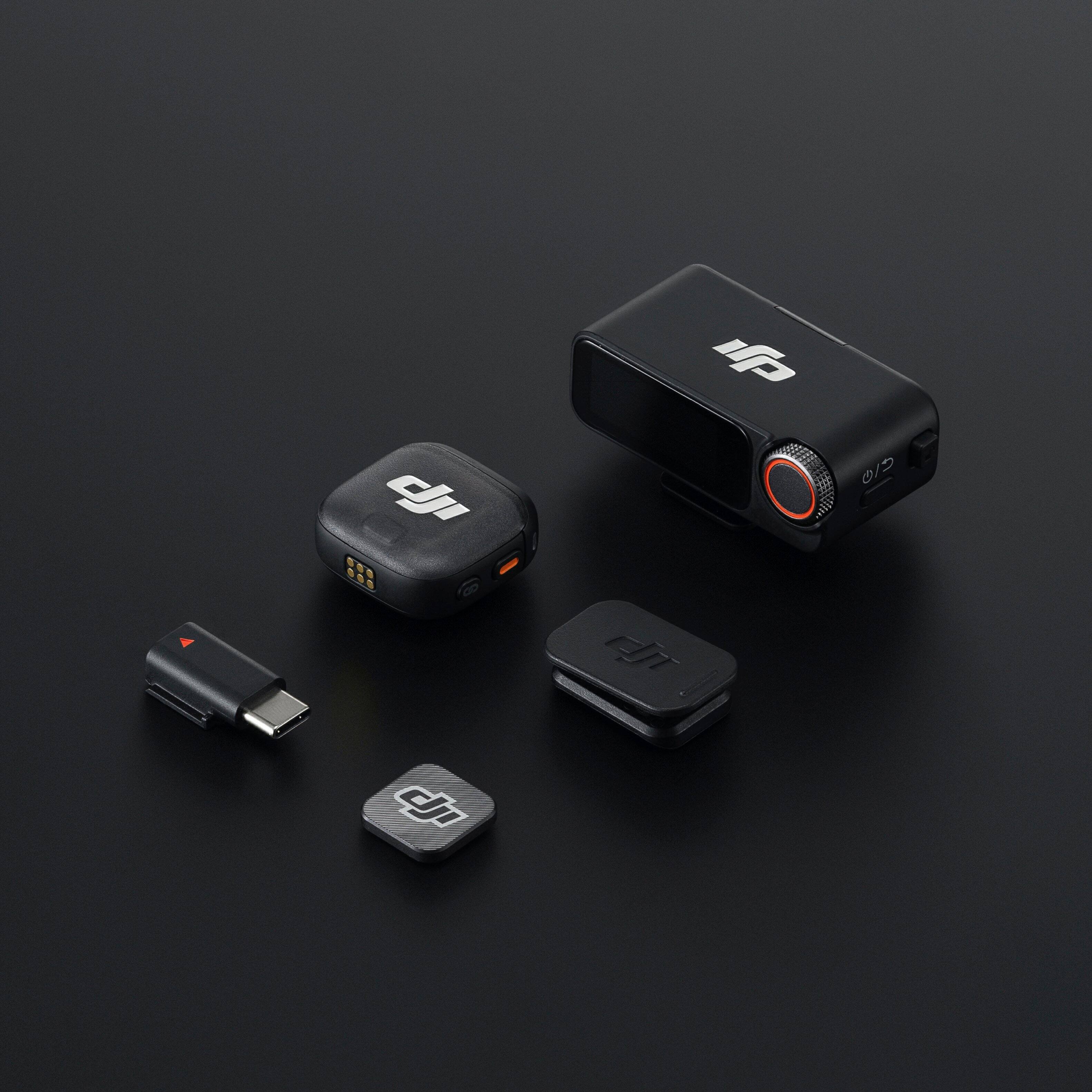 Back. DJI - DJI Mic 3 (1 TX + 1 RX) - Black.