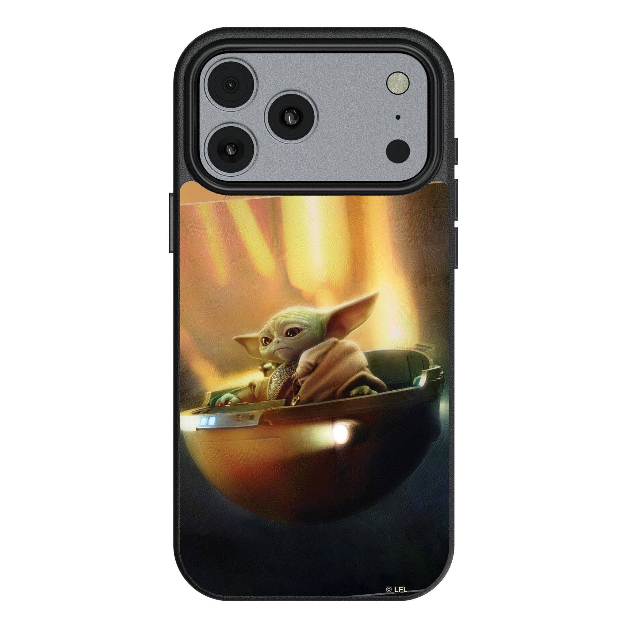 Keyscaper - Star Wars: The Mandalorian Portrait MagSafe Compatible Phone Case - Apple iPhone 17 - Grogu