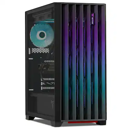 Front. YEYIAN - YEYIAN Gaming PC Phoenix Mesh INTEL Core Ultra7 265F NVIDIA RTX 5070 2TB SSD 32GB DDR5 Windows 11 Home - Black.