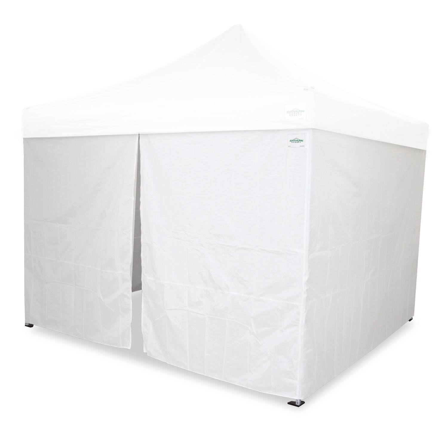 Alt View 5. Caravan Canopy - Caravan Canopy CVAN11007912014 4 Sidewall Kit Only, for Outdoor Tent, White - White.
