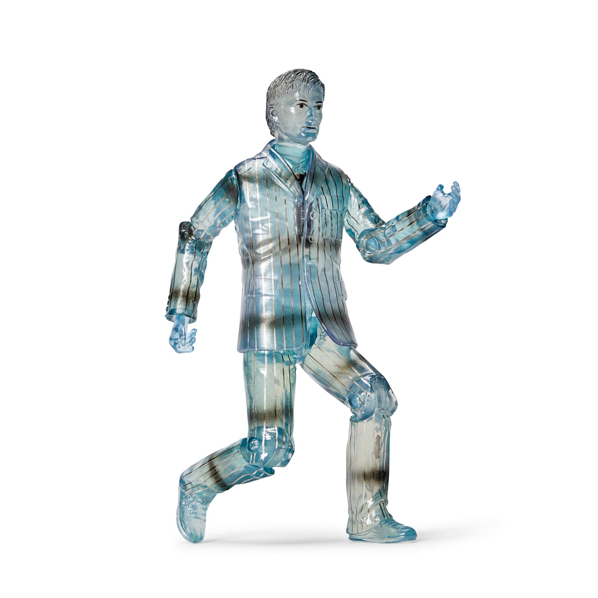 Alt View 1. Seven20 - Doctor Who 5" Action Figure - 10th Doctor Hologram - Collector Series - Ages 5+ - Blue.