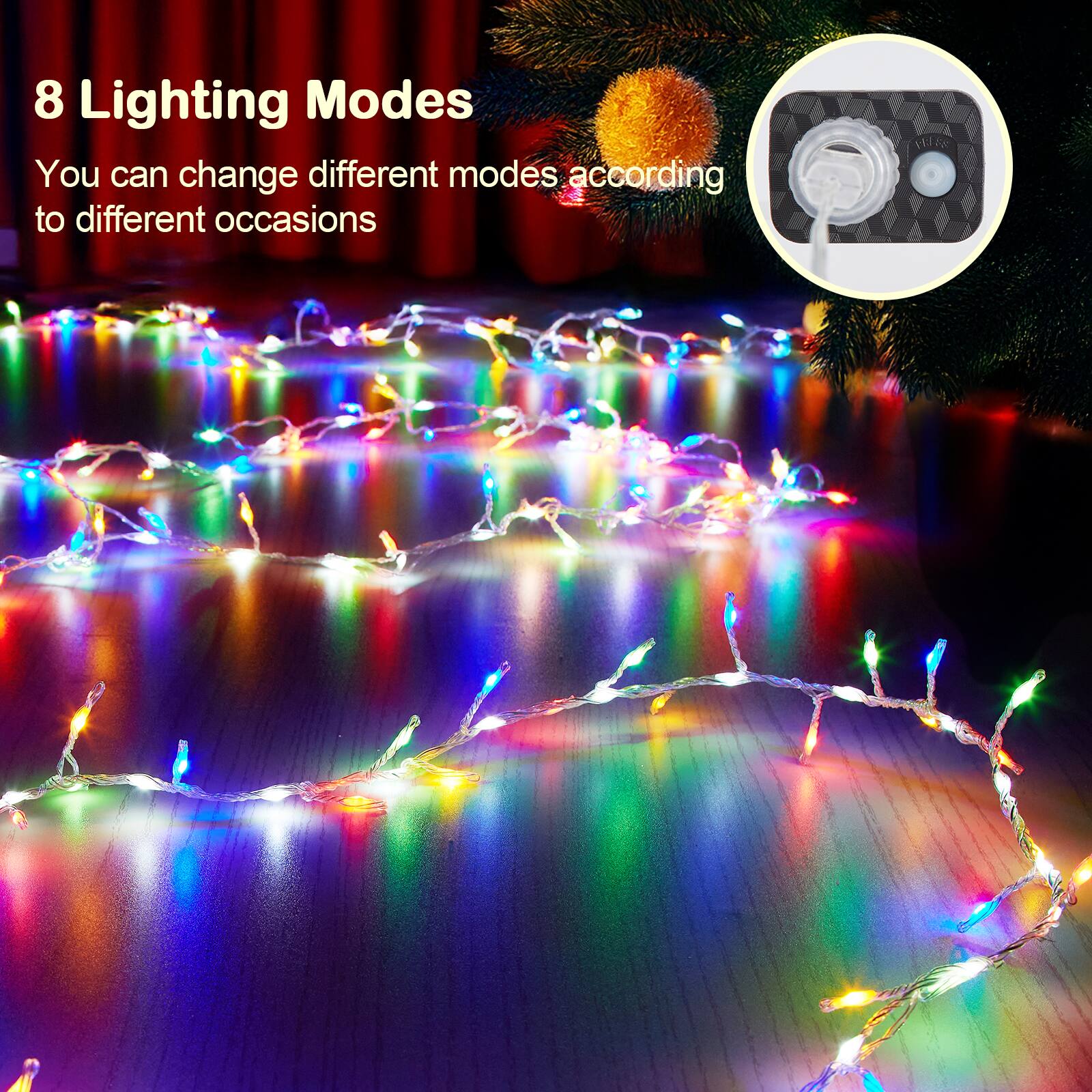 8 Lighting Modes
You can change different modes according to different occasions