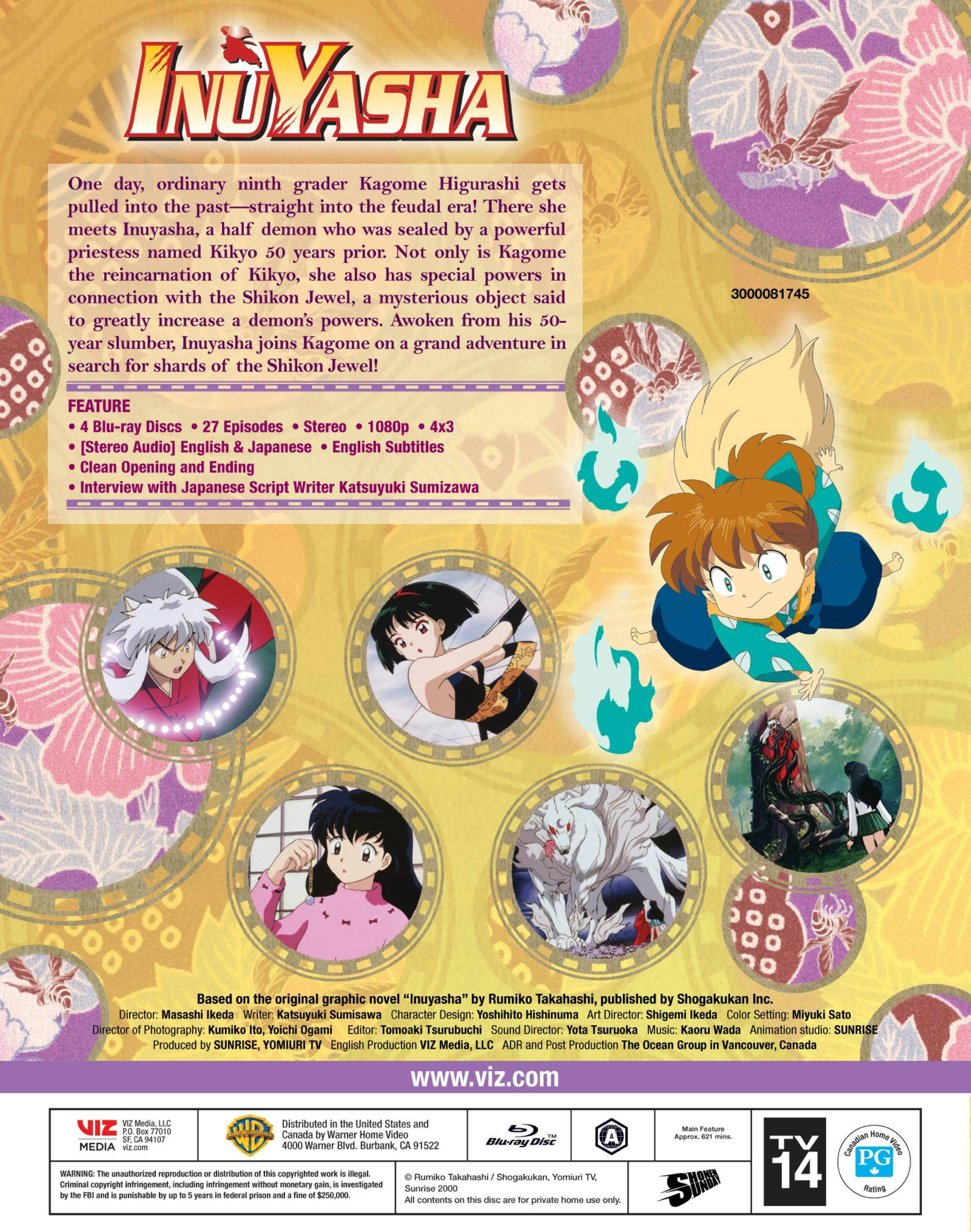 Angle. Inuyasha: Set 1 (Box Set) [Blu-ray].