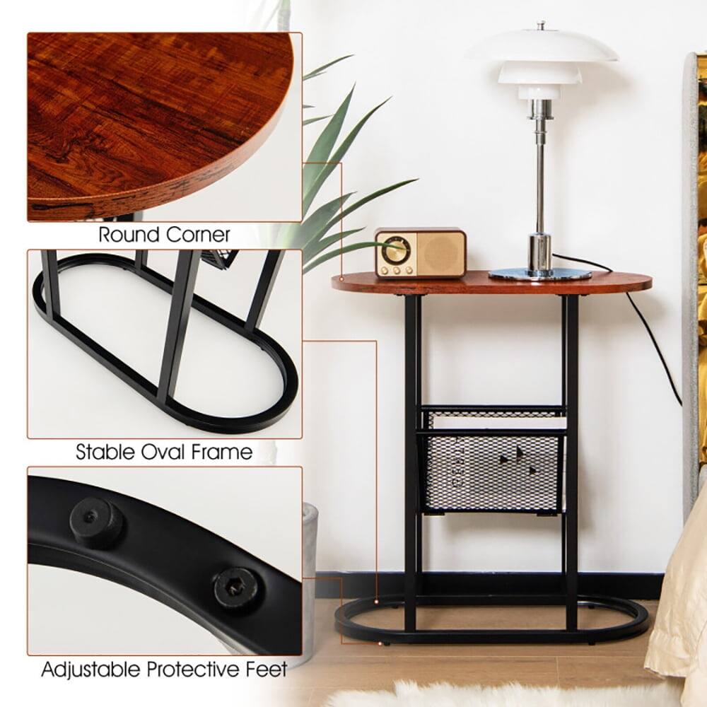 Round Corner  
Stable Oval Frame  
Adjustable Protective Feet