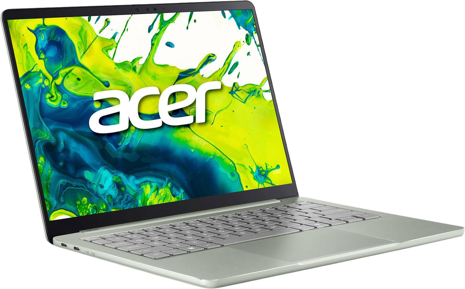 Alt View 14. Acer - Swift Air 14 - 14" 2k LCD Laptop - Intel Core 5 Series 3 2026 - 8GB Memory – 512GB Storage - Sage - Sage.