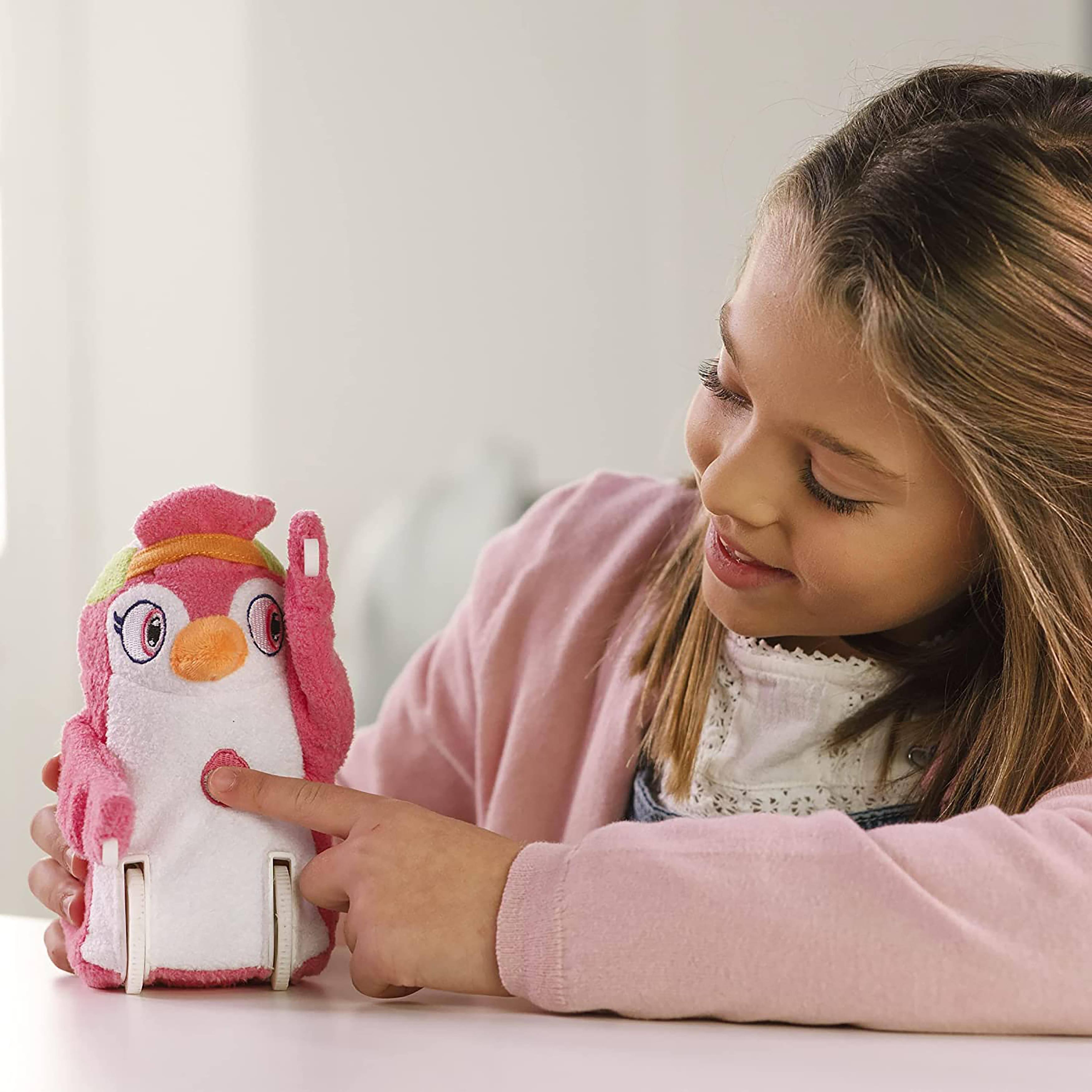 Alt View 2. Eolo - Party Pets Slippy The Penguin Electronic Plush With Movement and Sound - Purple.