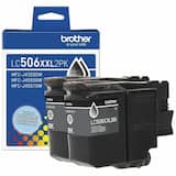 Genuine LC506XXL2PK Twin Pack Super High Yield Ink Cartridges (for use with Brother INKvestment 4355 - Black