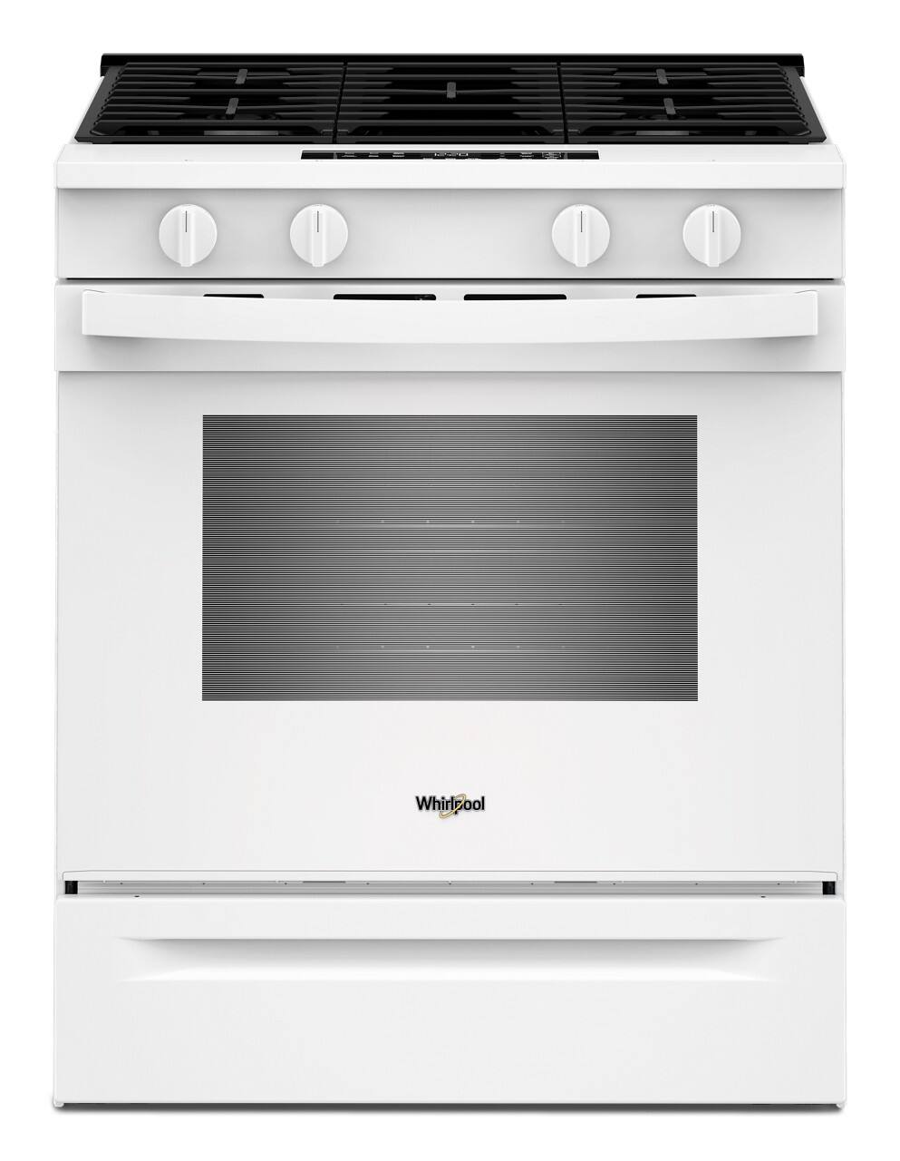 Whirlpool - 5.0 Cu. Ft. Freestanding Slide-In Gas Range with No Preheat and Slow Cook Modes - White price history on PriceWatchPro