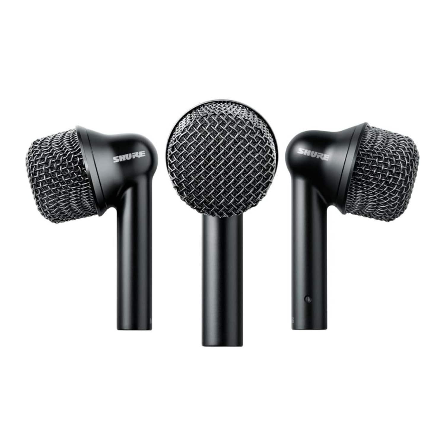 Shure - Nexadyne 6 Black Dynamic Supercardioid Tom and Snare Microphone 3 Pack