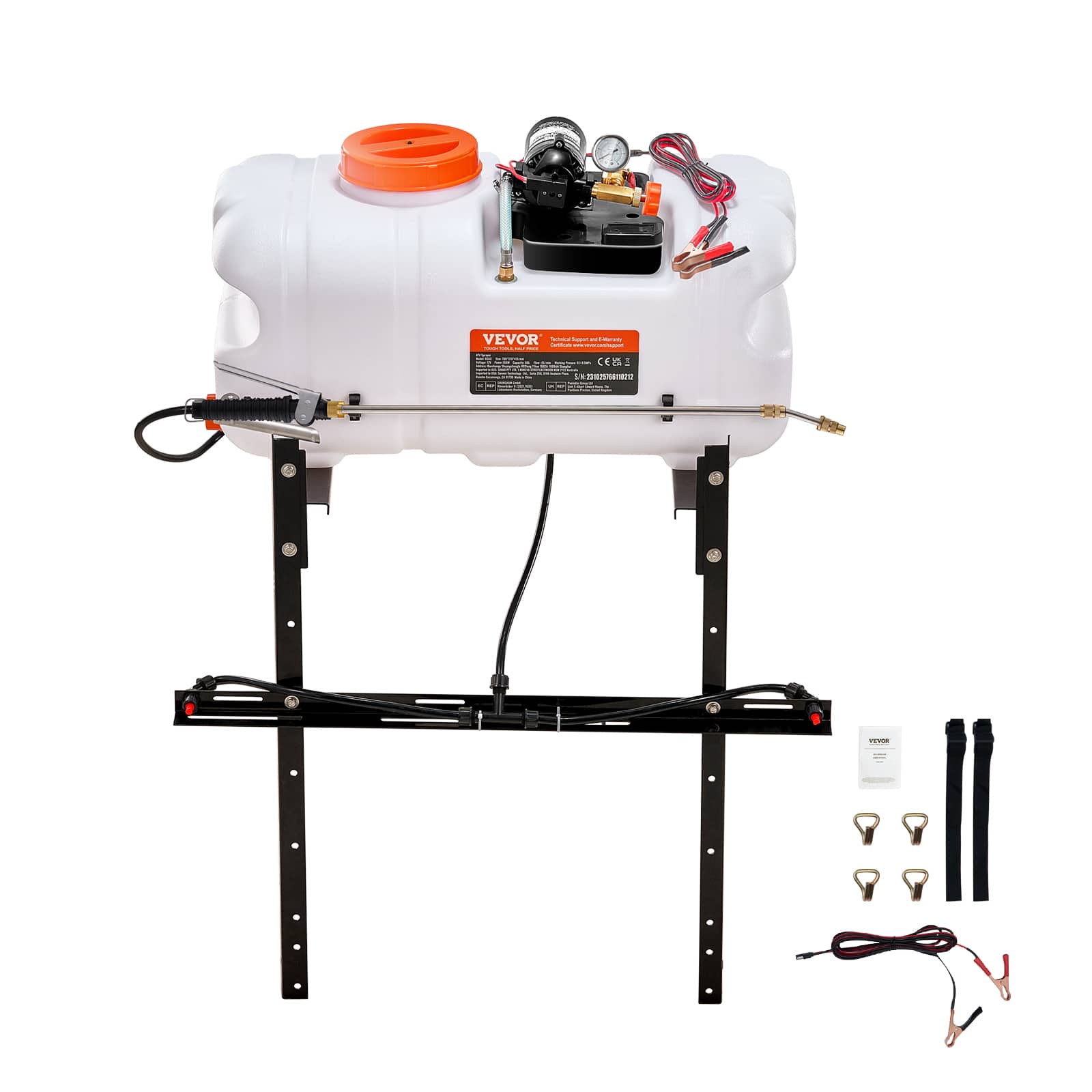 VEVOR - ATV Spot Sprayer, 15.9 Gal/60 L ATV/UTV Broadcast Sprayer with A Nozzle Boom, 12 V Pump Weed Sprayer with Water Tank - White + Black price history on PriceWatchPro