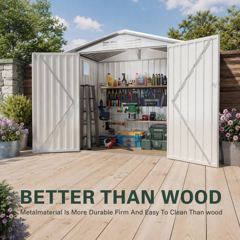 BETTER THAN WOOD  
Metalmaterial Is More Durable Firm And Easy To Clean Than wood