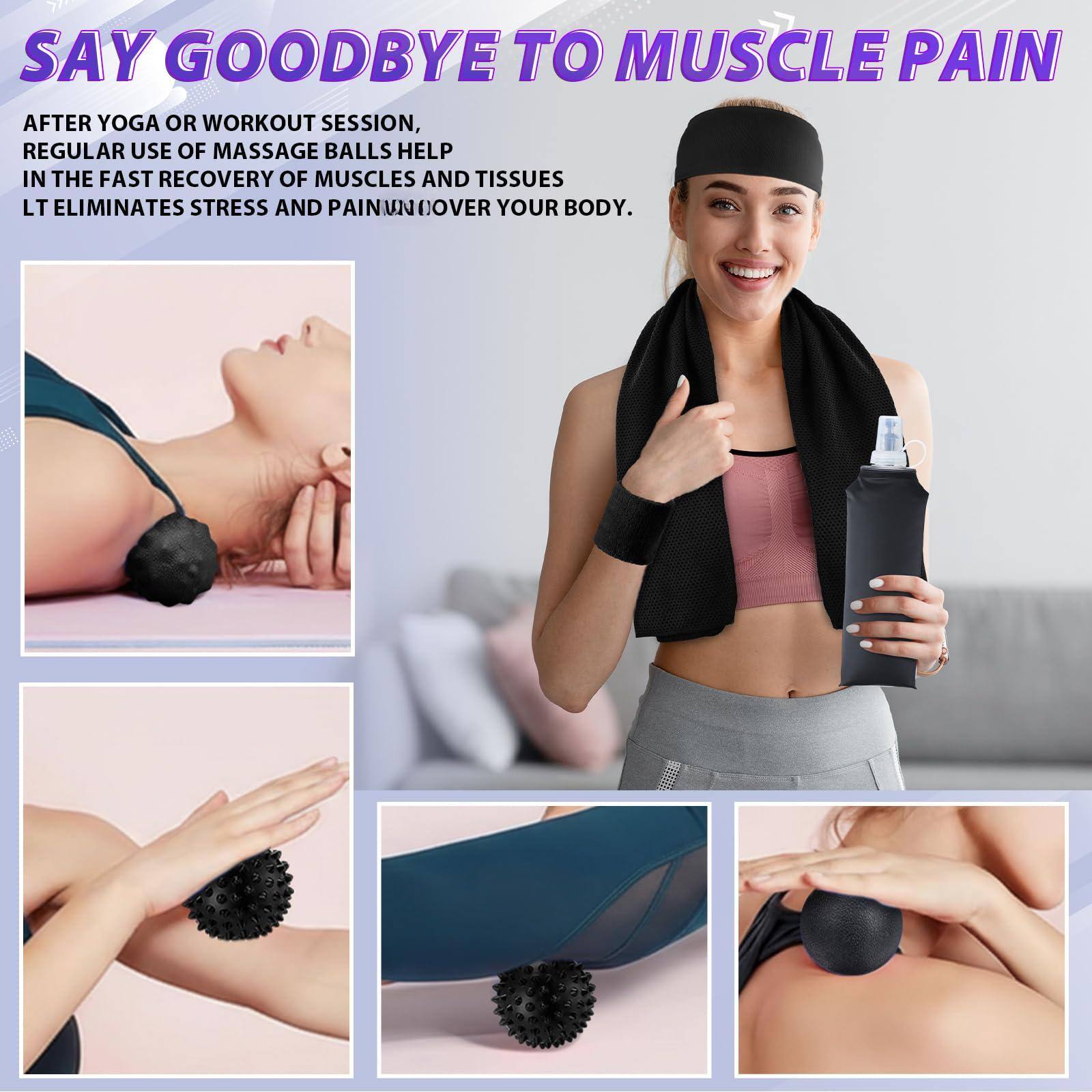 SAY GOODBYE TO MUSCLE PAIN

AFTER YOGA OR WORKOUT SESSION, REGULAR USE OF MASSAGE BALLS HELP IN THE FAST RECOVERY OF MUSCLES AND TISSUES. IT ELIMINATES STRESS AND PAIN OVER YOUR BODY.