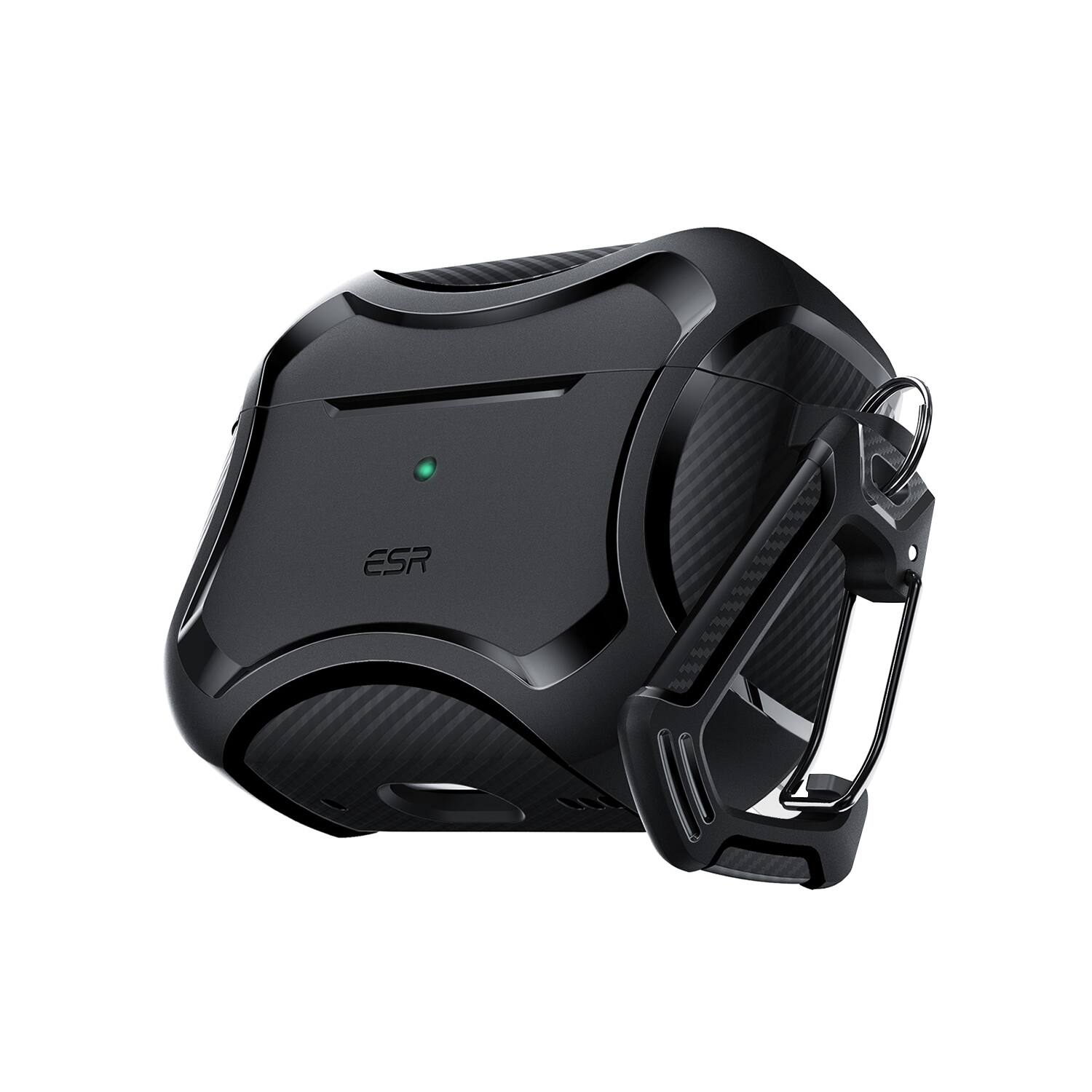 Alt View 12. SaharaCase - Armor Case for Apple AirPods Pro (1st Generation and 2nd Generation) - Black.