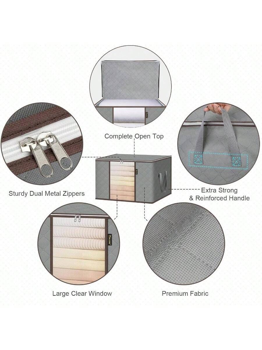 - Complete Open Top
- Sturdy Dual Metal Zippers
- Extra Strong & Reinforced Handle
- Large Clear Window
- Premium Fabric