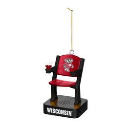 Evergreen Enterprises - Wisconsin Badgers Stadium Seat Ornament with Sound - Multicolor