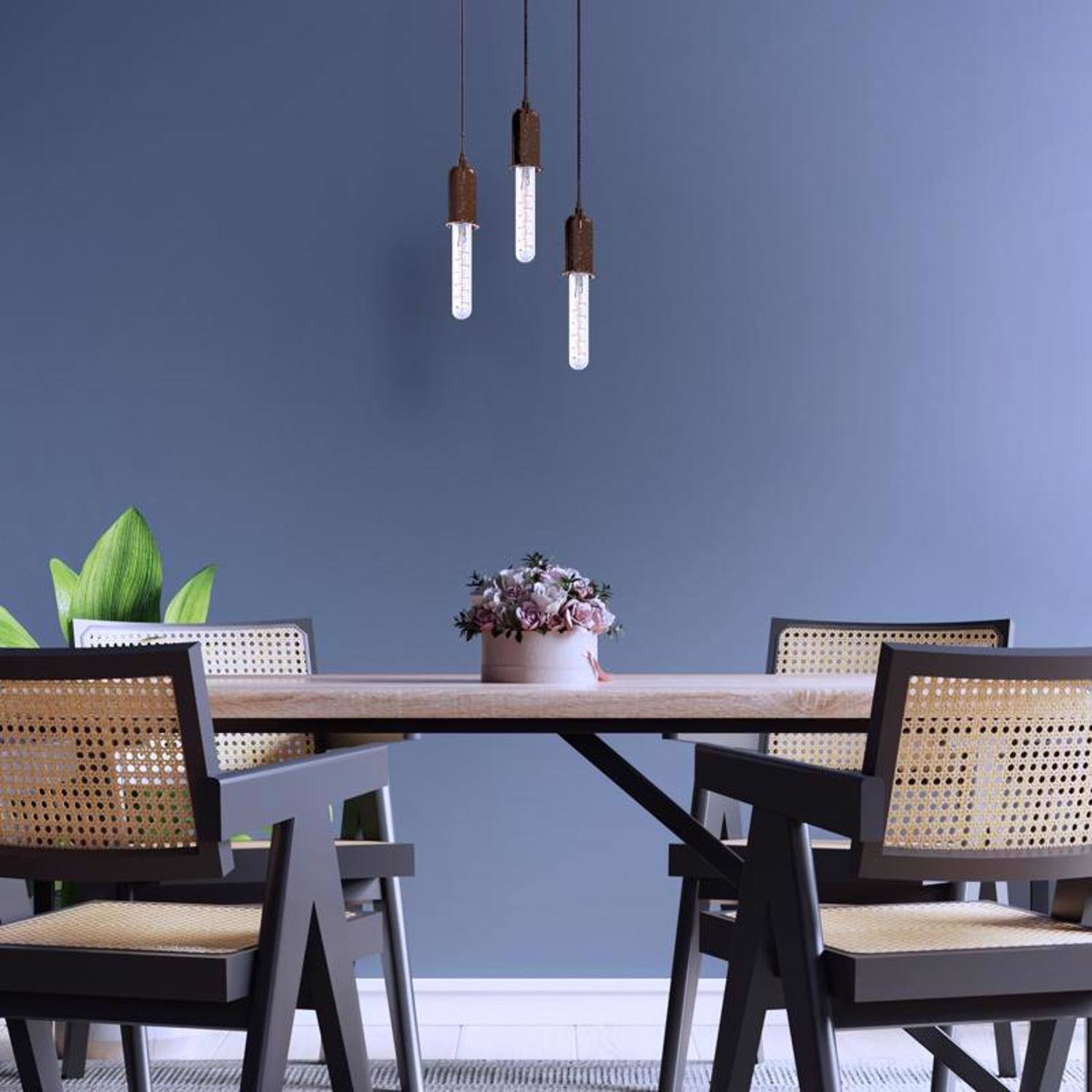 Alt View 1. FEIT ELECTRIC - Feit T10 E26 (Medium) Filament LED Bulb Daylight 40 Watt Equivalence 1 pk.