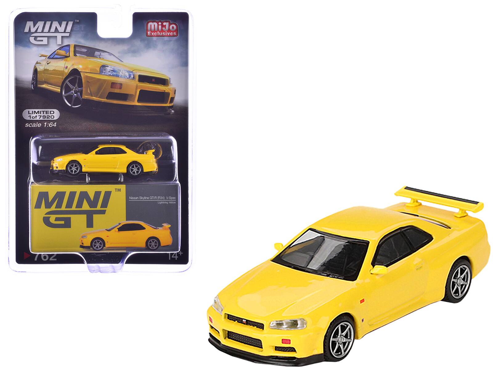 Mini GT Nissan Skyline GT R (R34) V Spec RHD (Right Hand Drive