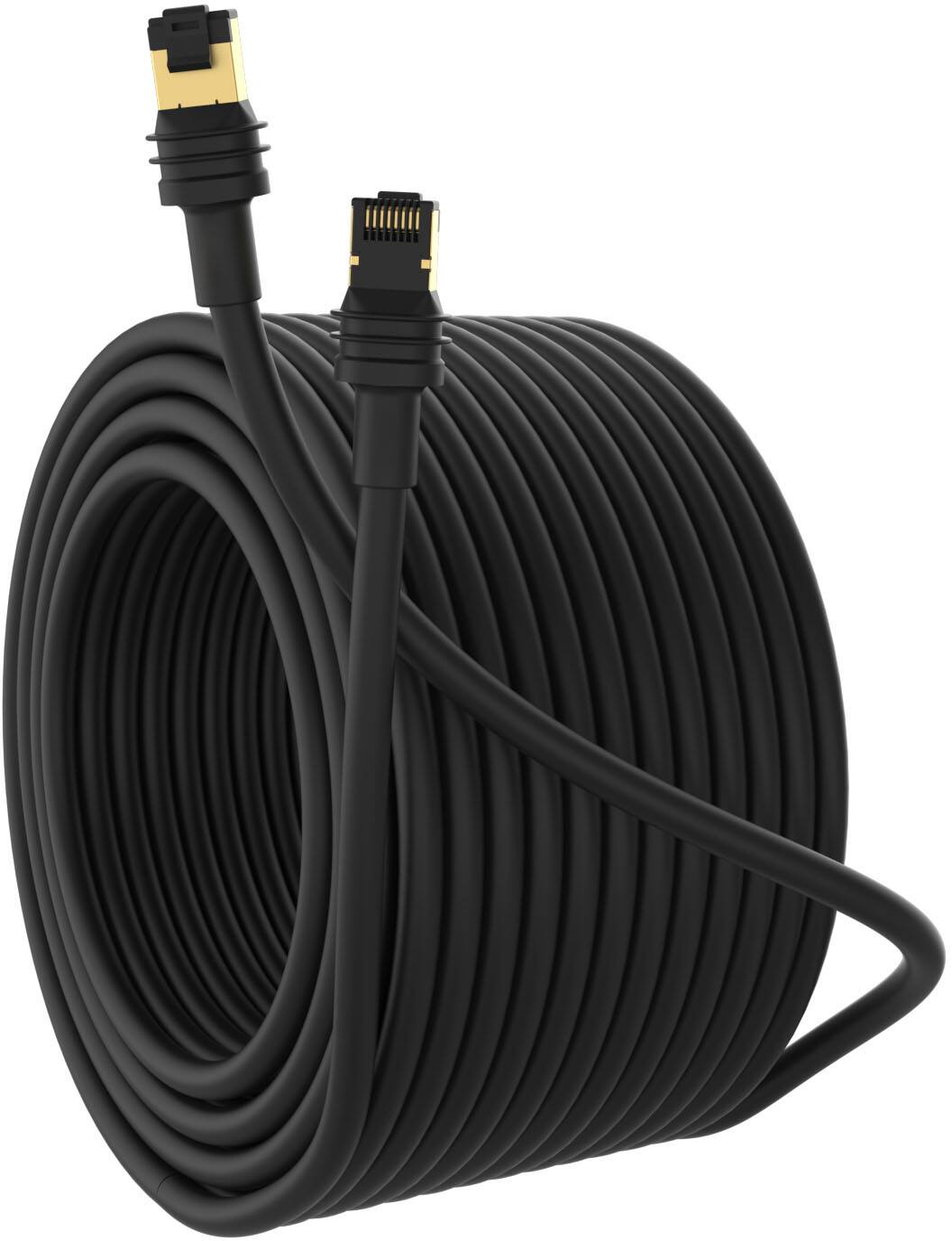 Angle. TECSTR - Starlink Gen 3 Cable – 150 ft - Black.