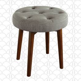Elle Decor - Penelope Stool, Grey - Gray