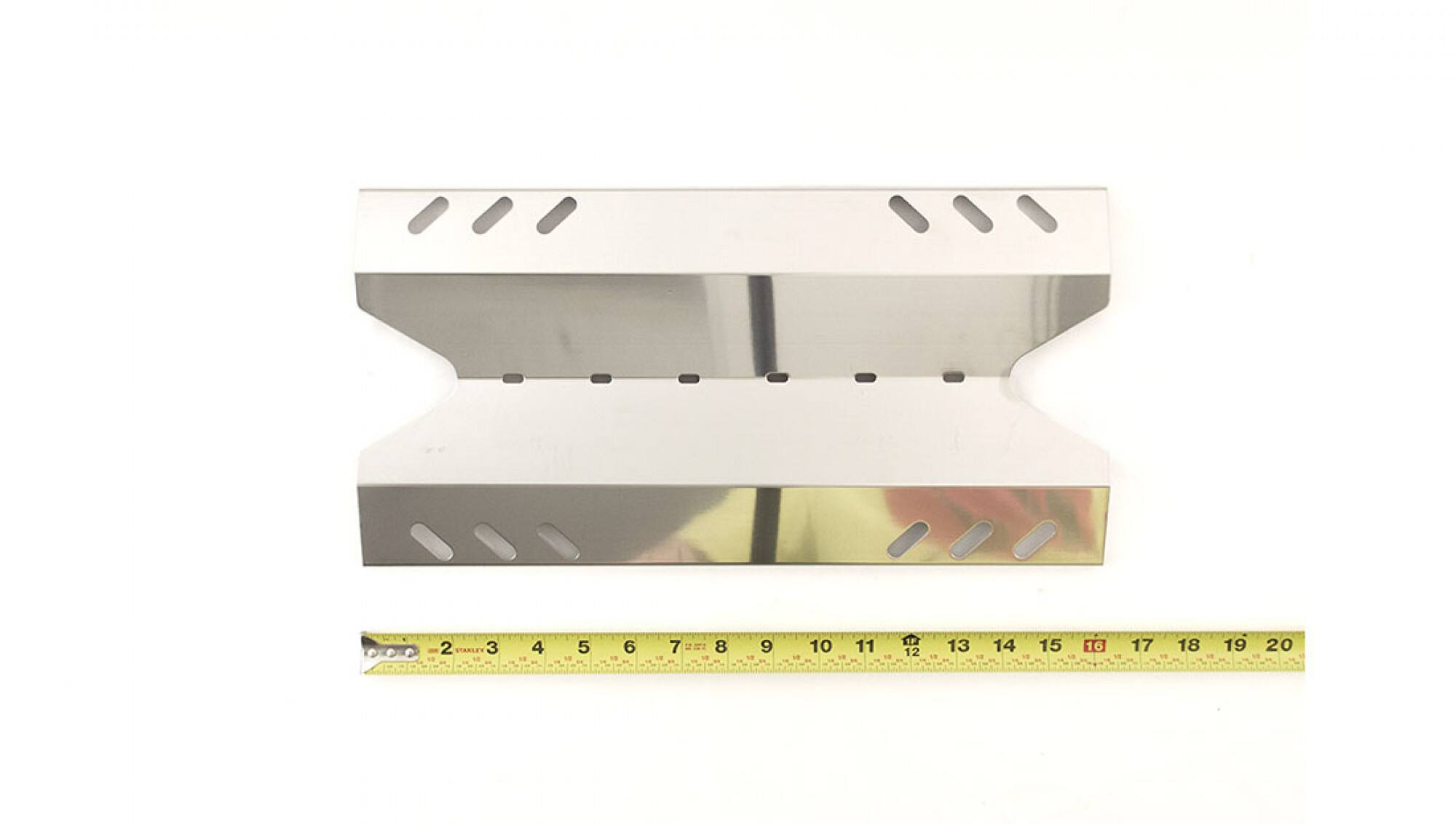Alt View 1. Music City Metals - Music City Metals - MCM939643116 heat plate ss 16.125 x 8.625 Sams grates heat plates and angles.