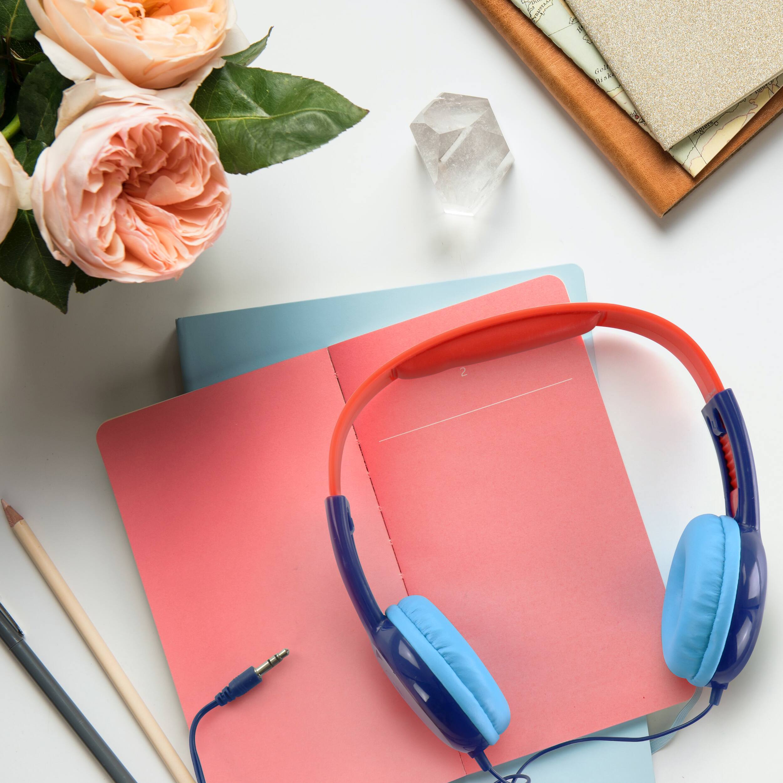 Alt View 4. Thomas & Friends - Thomas and Friends Kid-Safe Headphones in Blue and Red - Multi-Color.