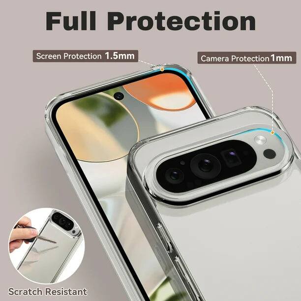 Full Protection, Screen Protection 1.5mm, Camera Protection 1mm, Scratch Resistant