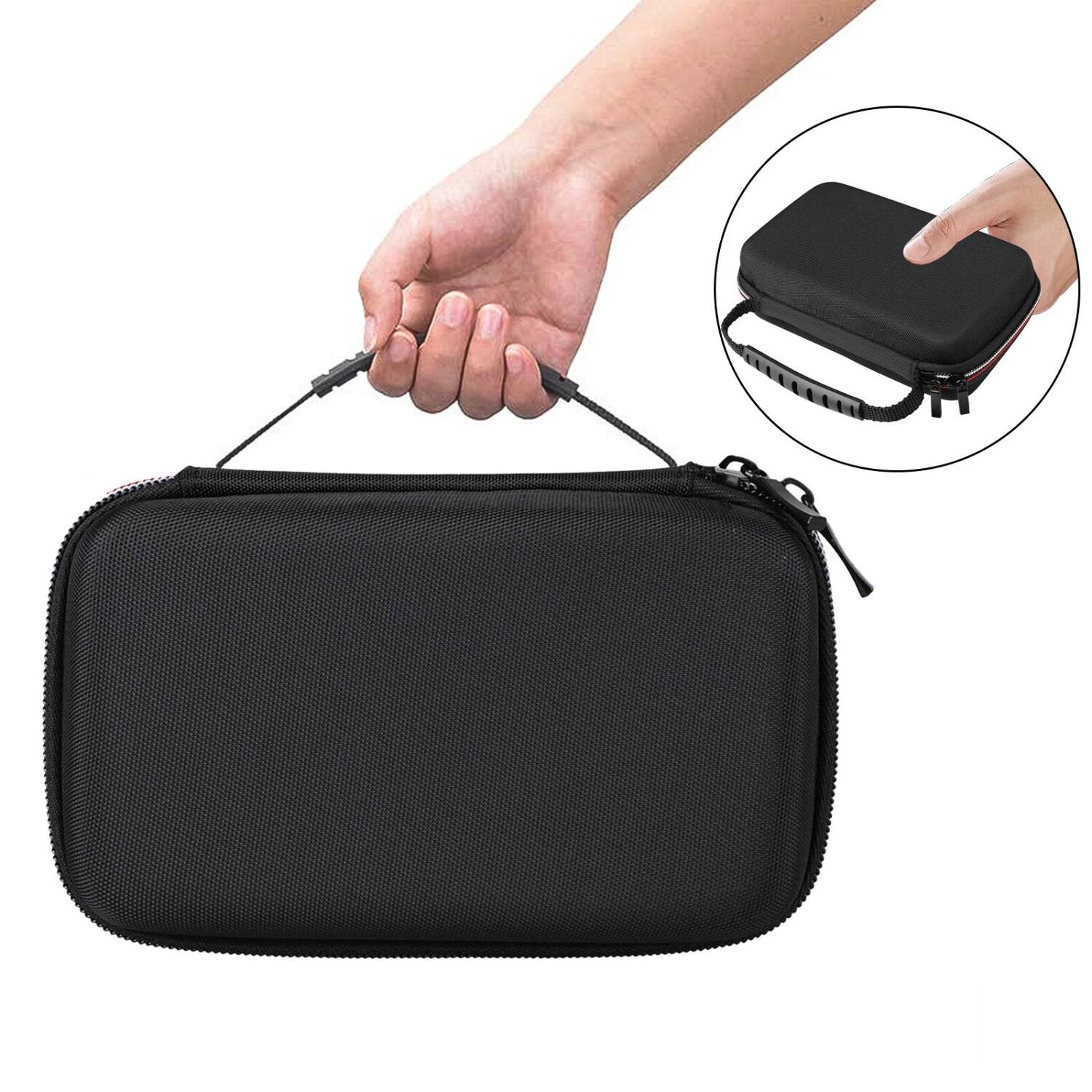 Angle. Stock Preferred - Carrying Case Bag for Nintendo 2DS XL – Hard Shell Travel Pouch - Black.