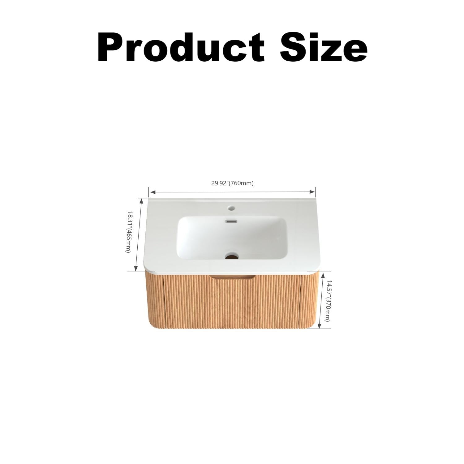 Product Size

18.31(465mm)  
29.92(760mm)  
14.57(370mm)