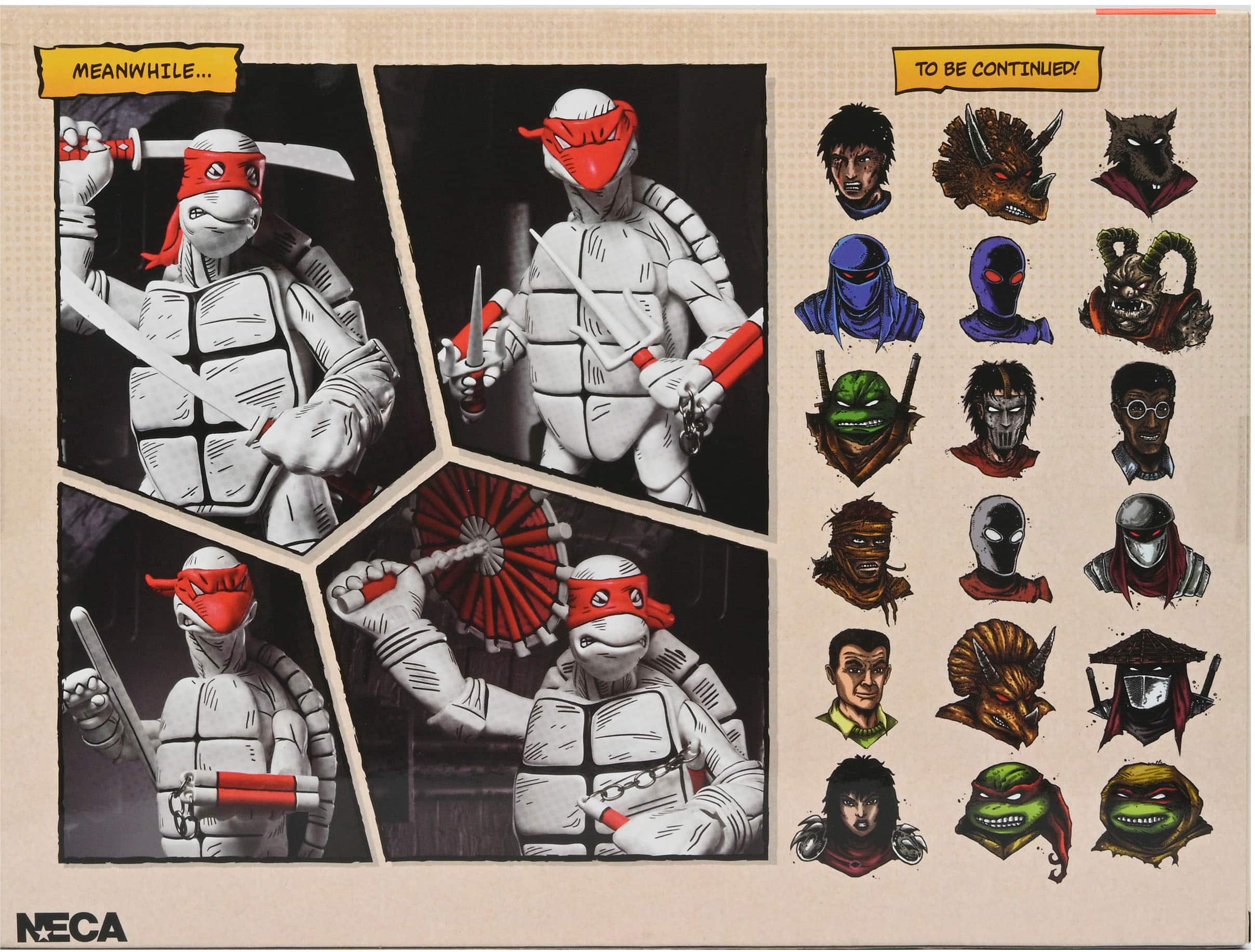 Meanwhile, to be continued! NECA