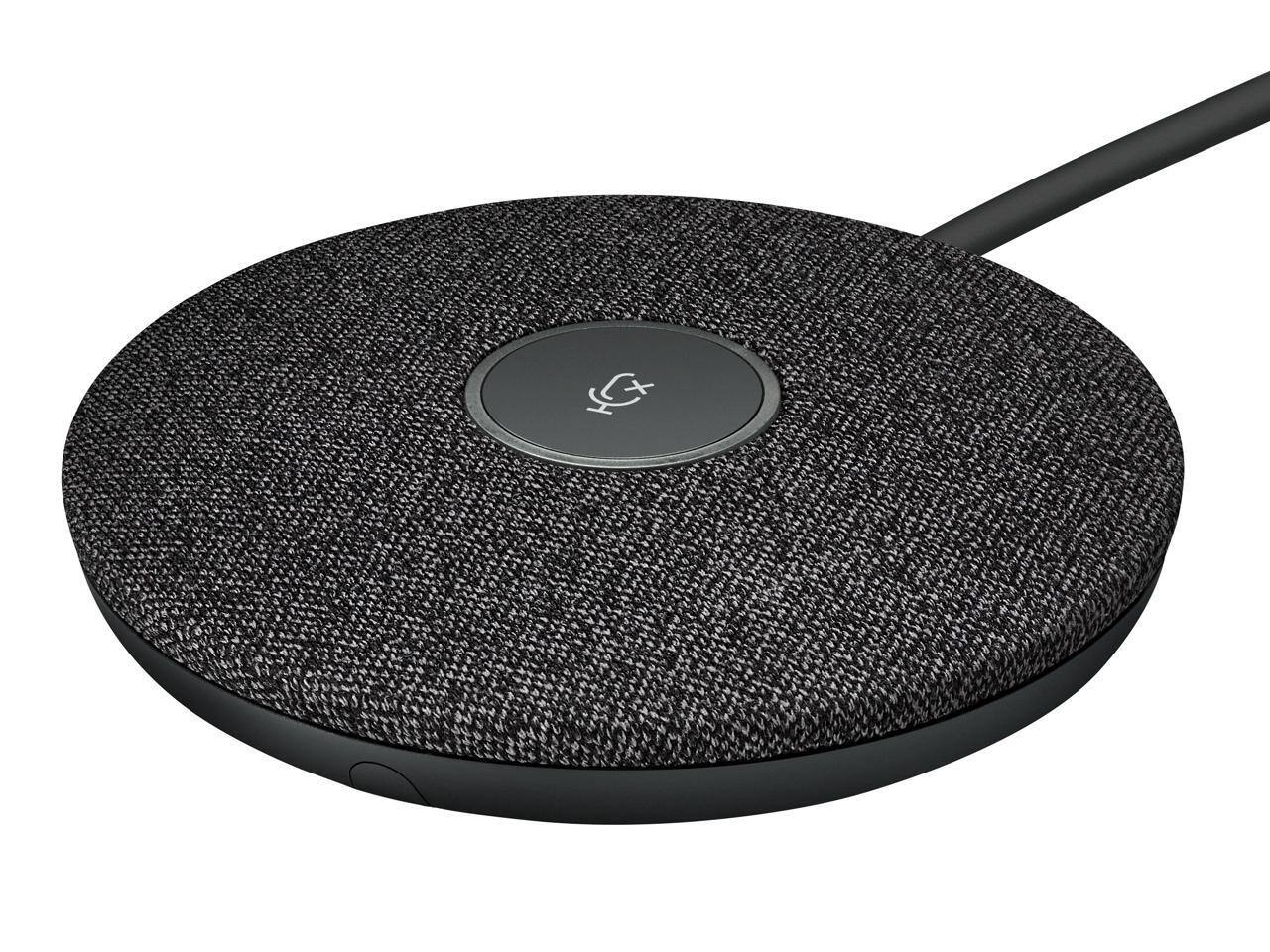 Alt View 7. Logitech - Logitech Rally Mic Pod, Modular Microphone for Rally, Rally Bar and Rally Bar Mini | 989-000430 - Black.