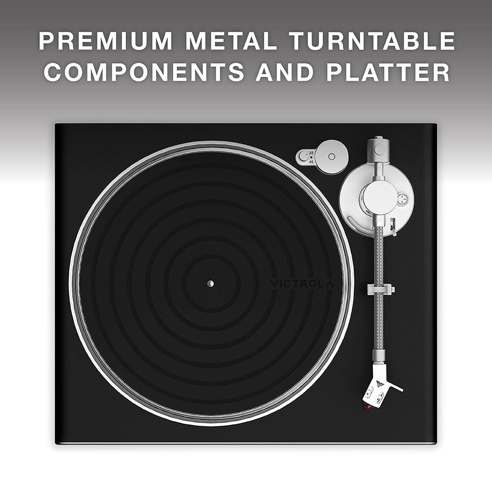 Premium Metal Turntable Components and Platter Victrola