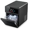 Ecozy Chillio - 2" Clear Ice Ball Maker with CrystalFlux Technology, 4 pcs in 40 Mins, 144 pcs/Day - Black