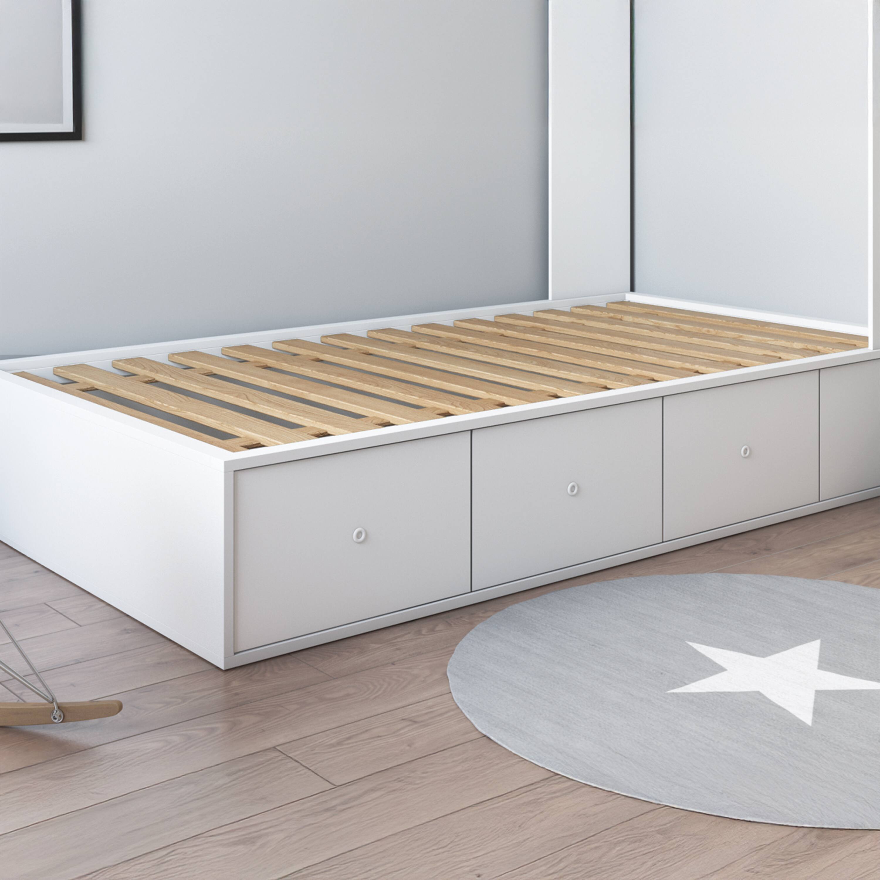 Alt View 8. Hercules - Hercules Xtreme Heavy-Duty Solid Pine Wood Bed Slats Bunkie Board, Full Size - Tan.