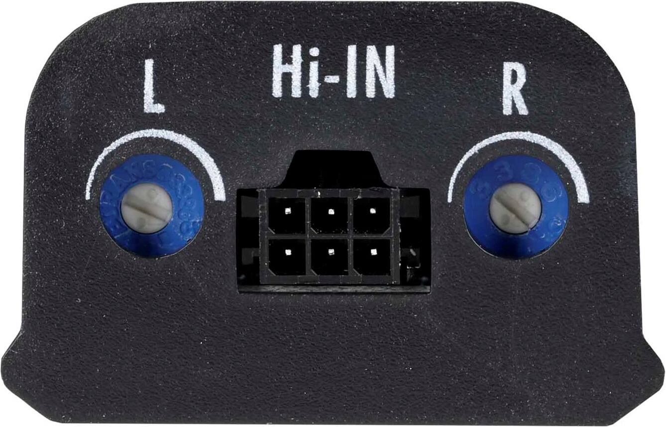 Back. Metra - 2-CHANNEL ADJUSTABLE LOC 150W - Black.