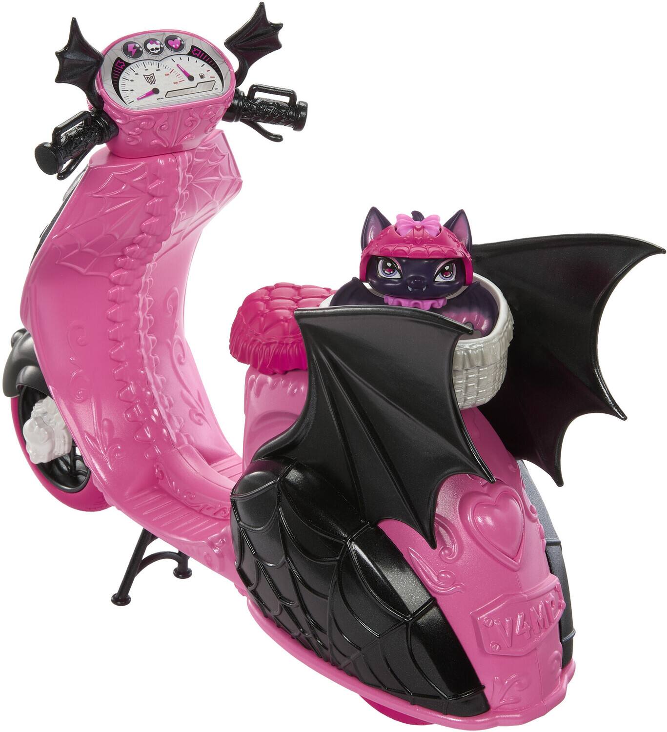 Mattel Monster High Draculaura Vamptastic Scooter Doll & Vehicle