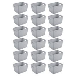 Sterilite - 14"Lx8"H Woven Rectangular for Home Organization (18 Pack) - Tall Basket