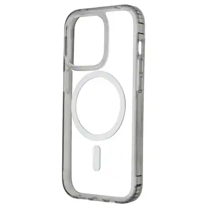 Front. Tech21 - Tech21 EvoClear Series Case for MagSafe for Apple iPhone 14 Pro - Clear/White - Clear/White.