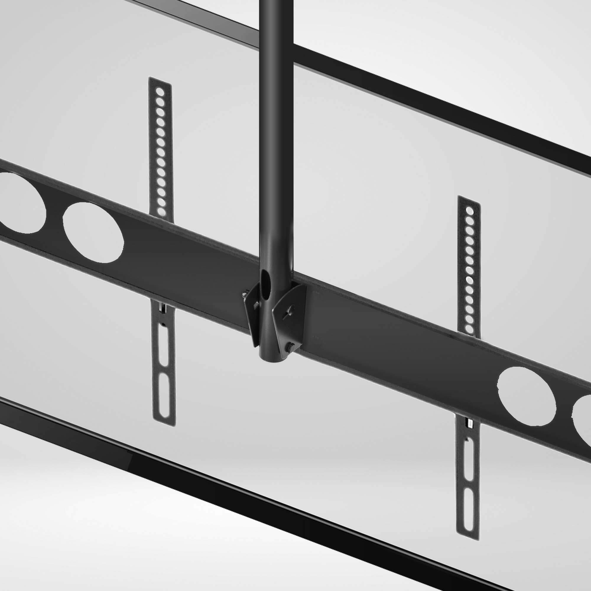 Alt View 1. Pyle - Pyle Adjustable TV Ceiling Mount - Tilting VESA Mount for 37-70” TVs, Telescoping Arm, Up to 50KG (PCTVM18) - Black.