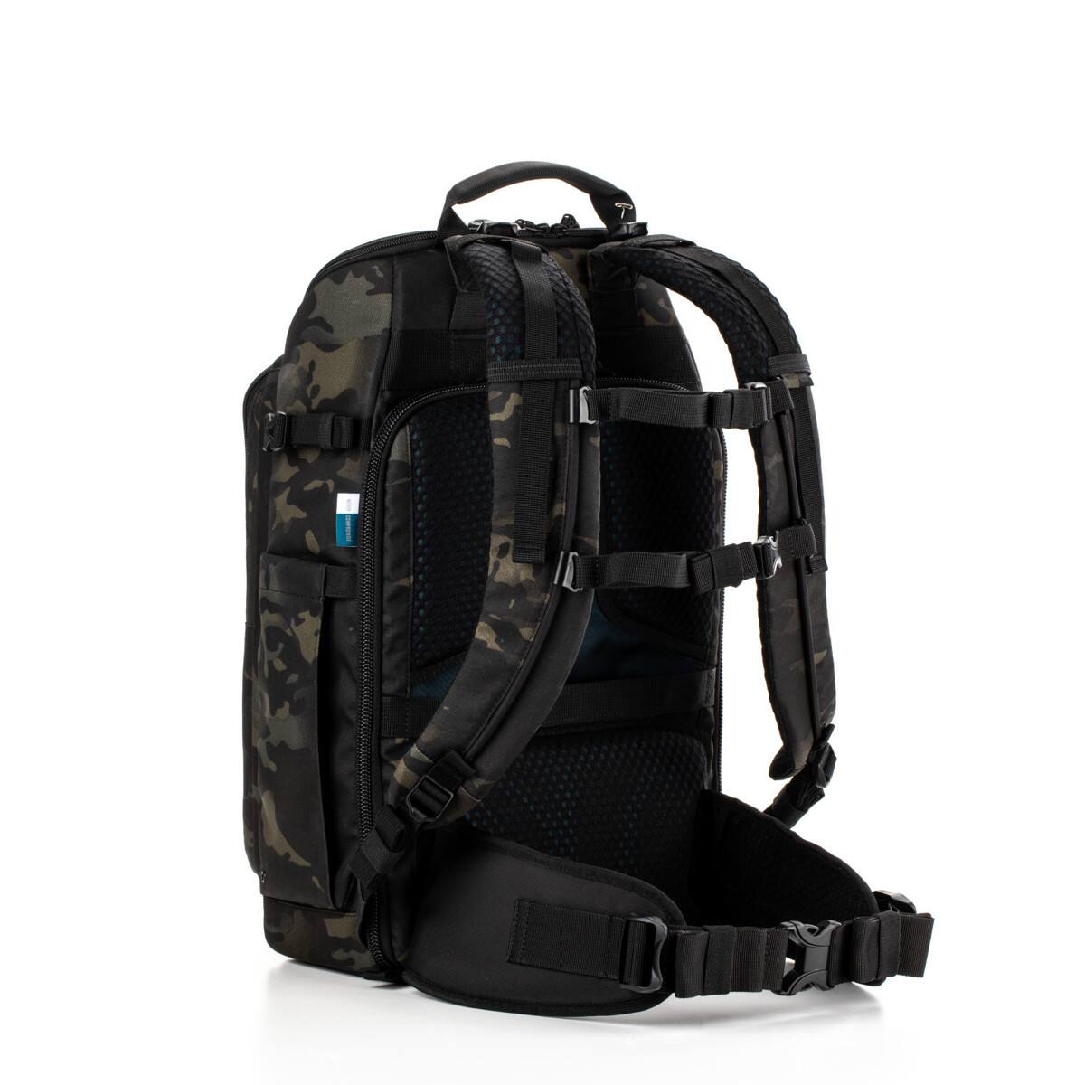Alt View 4. Tenba - Tenba Axis V2 20L Camera and Laptop Backpack, MultiCam Black.