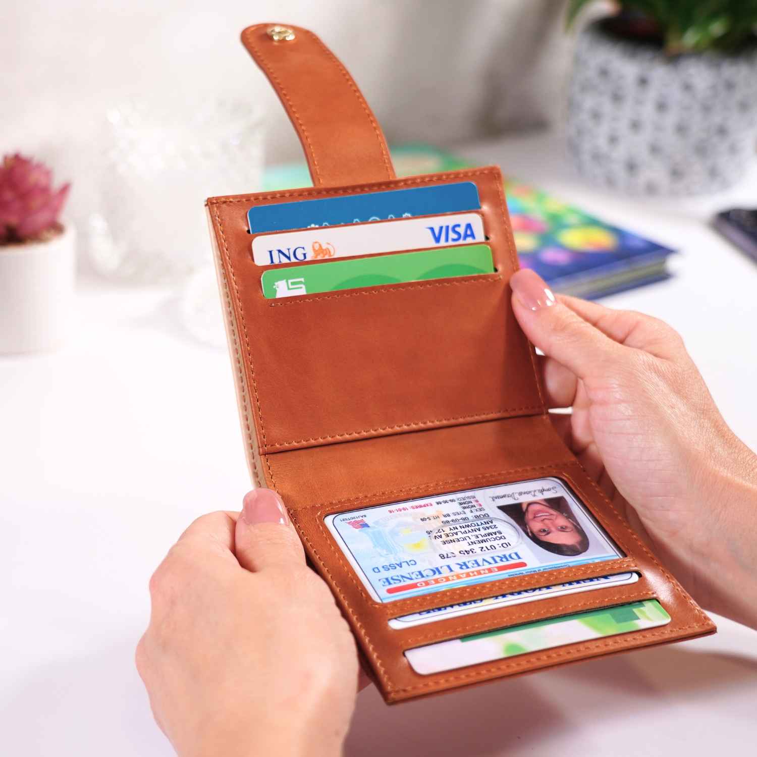 Sure, here is the corrected and grouped text from the image:

- ING
- VISA
- CLASS I DRIVER LICENSE
- BRITISH COLUMBIA