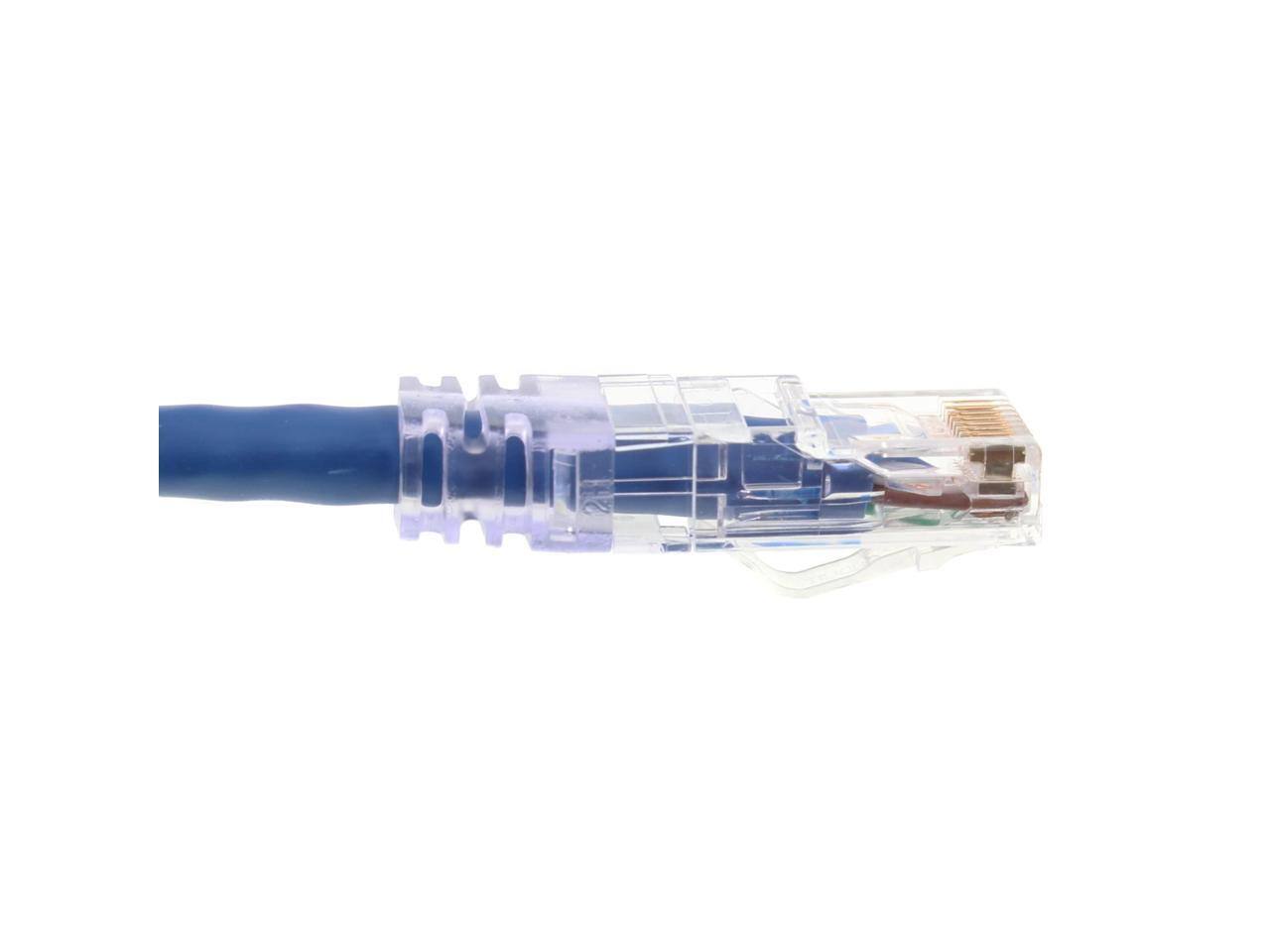 Alt View 3. Panduit - Panduit UTP28SP6BU 6 ft. Cat 6 Blue UTP 28AWG CM LSZH Copper Patch Cord.